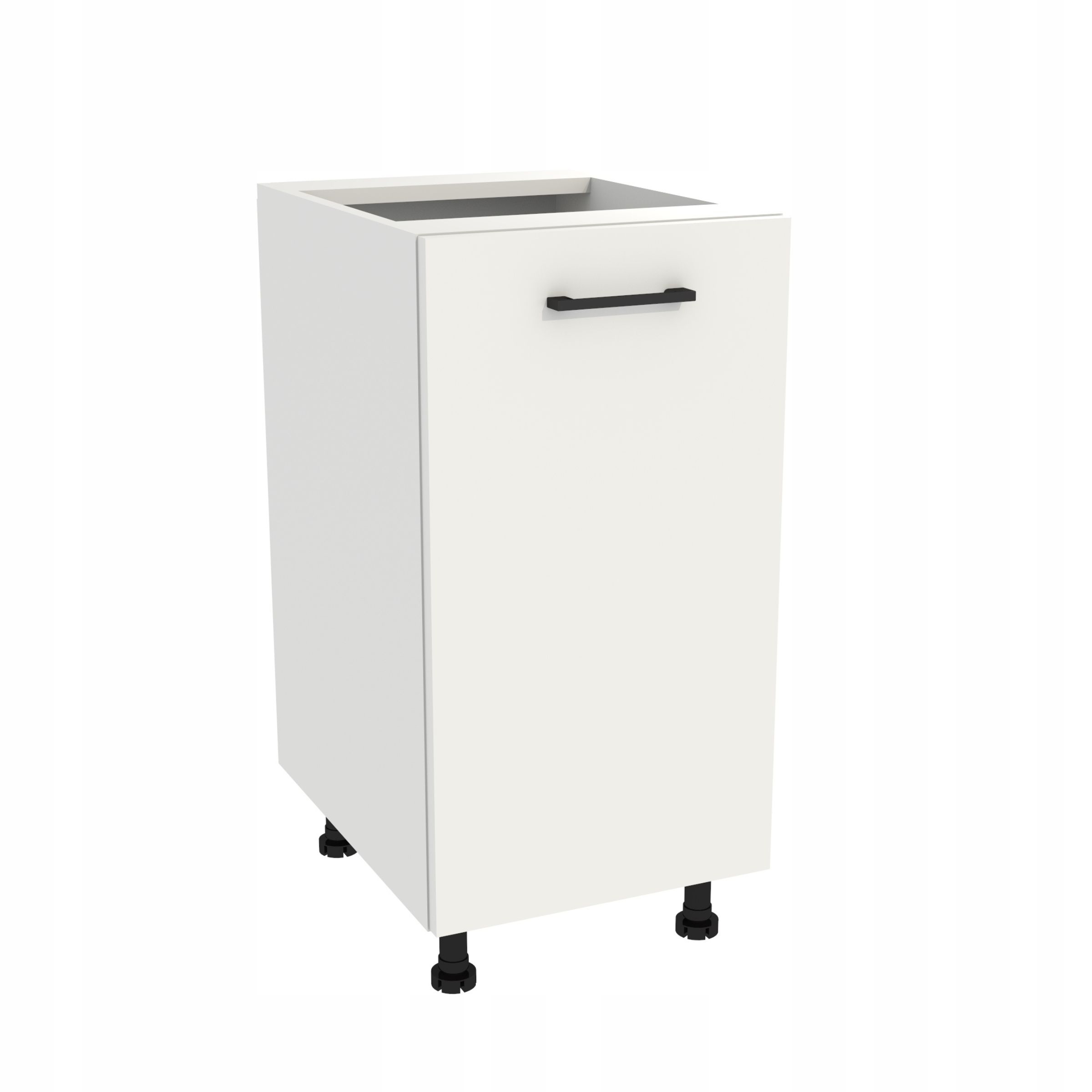 Dolní kuchyňská skříňka 40 Capri korpus Bílá přední strana Bílá Mat