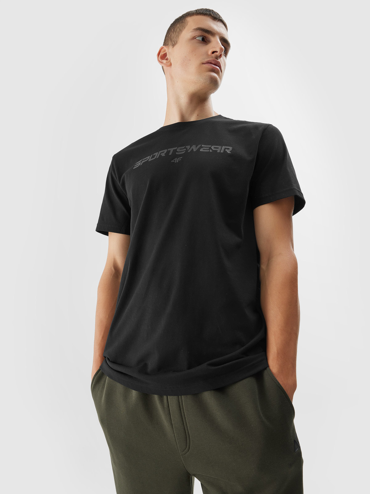 T-SHIRT MĘSKI 4F KOSZULKA SPORTOWA BAWEŁNIANA Marka 4F