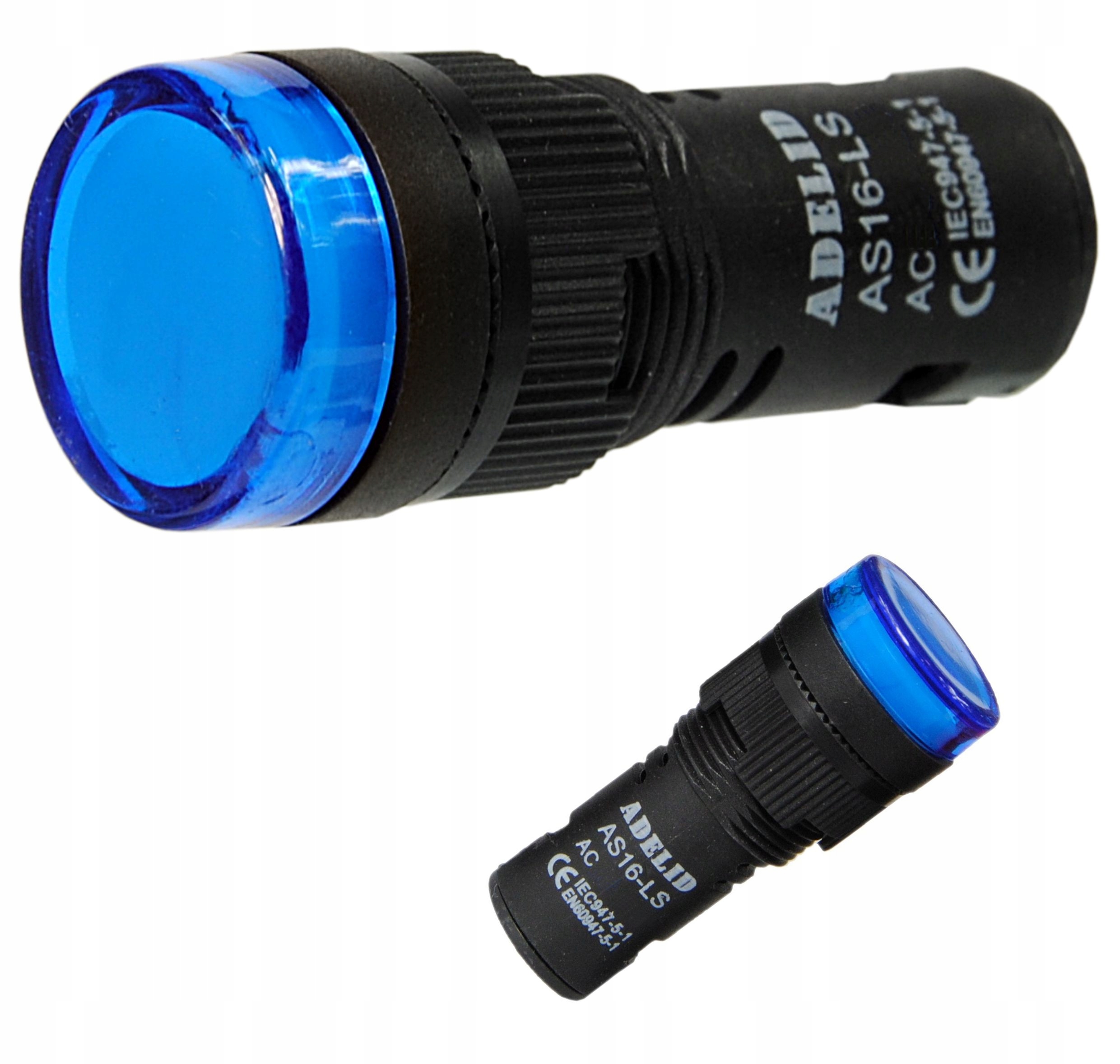 

Lampka Kontrolka Sterownicza Led 230V 16MM Niebies