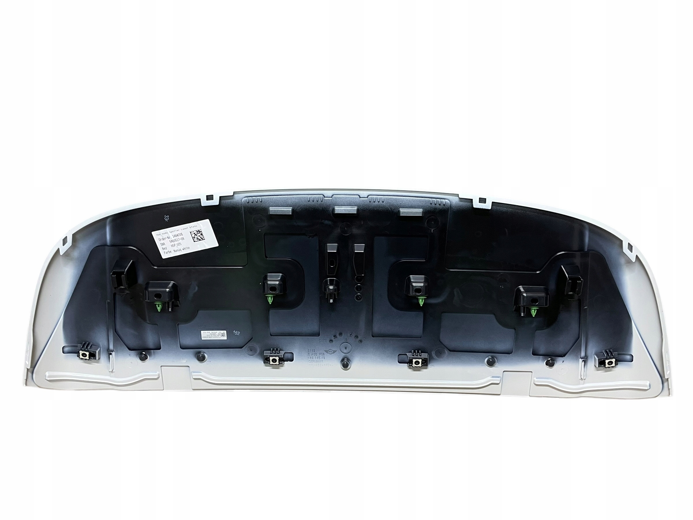 spoiler bonnet boot MINI U25 colour NANUQ WHITE