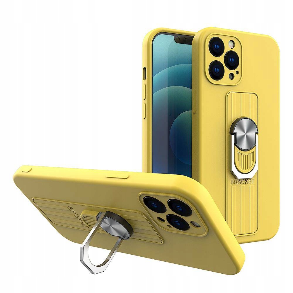 

Etui do iPhone 11 Pro Max plecki silikon Żółty