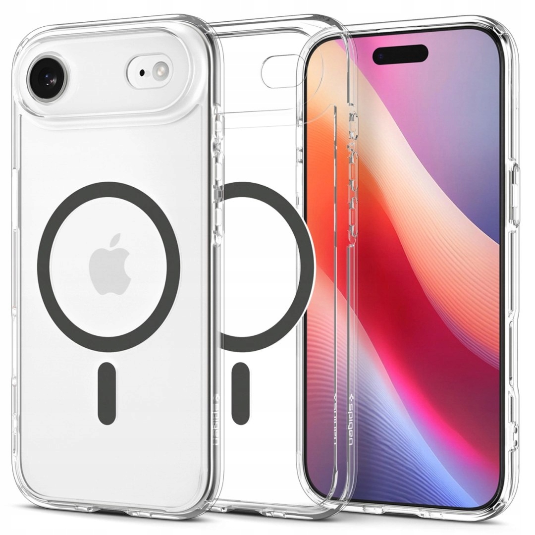 Etui Spigen Ultra Hybrid MagSafe na iPhone 17 Air przezroczysto-szare
