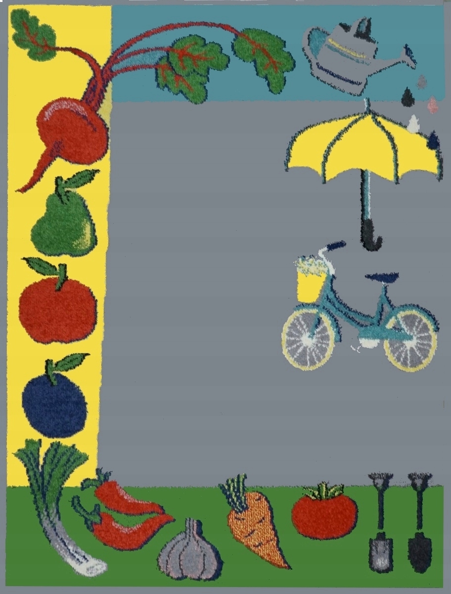 Koberec do detskej izby Fd Agnella Erb sivý 120x160 cm