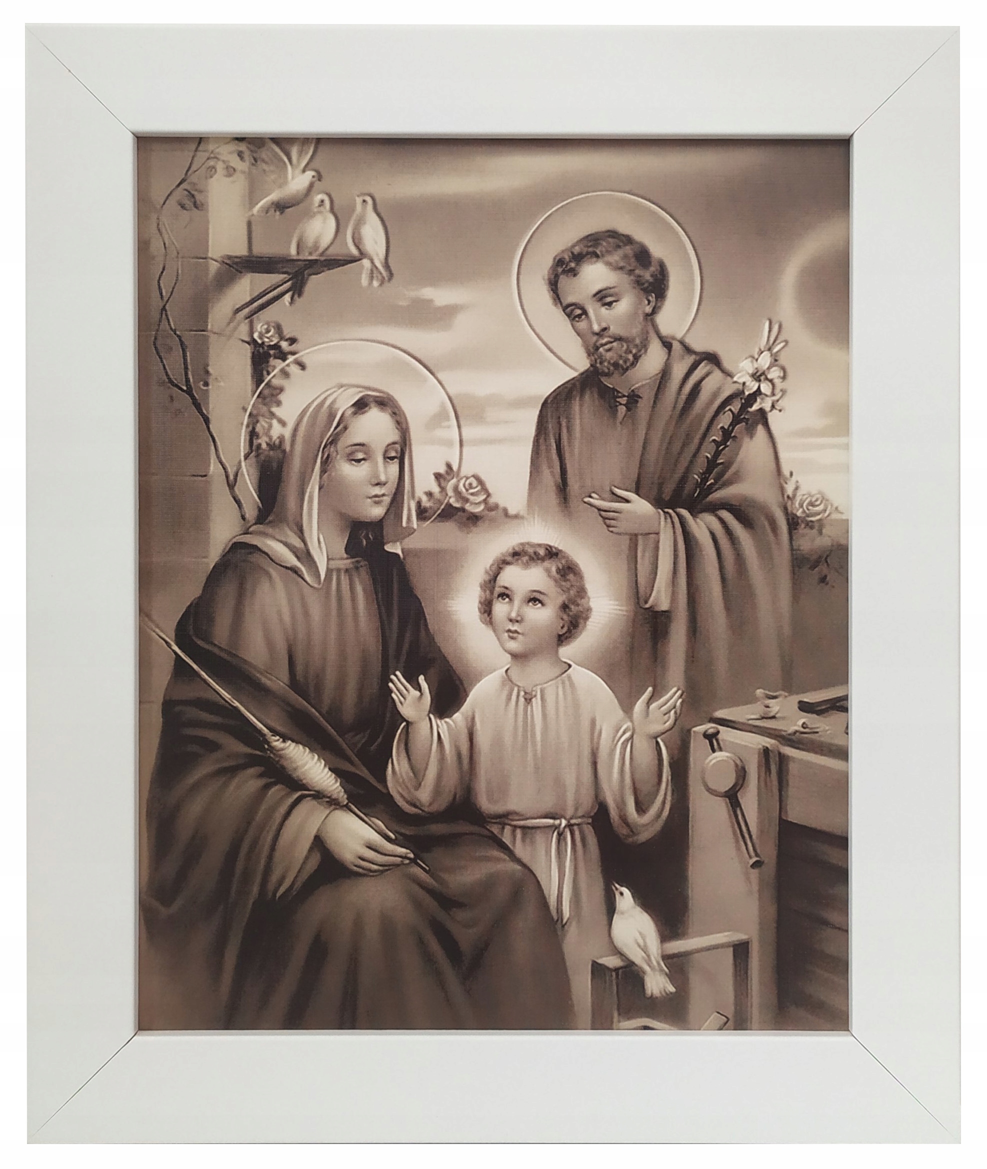 

Obrazy Na Ścianę Świętej Rodziny 25X30 Biała Rama