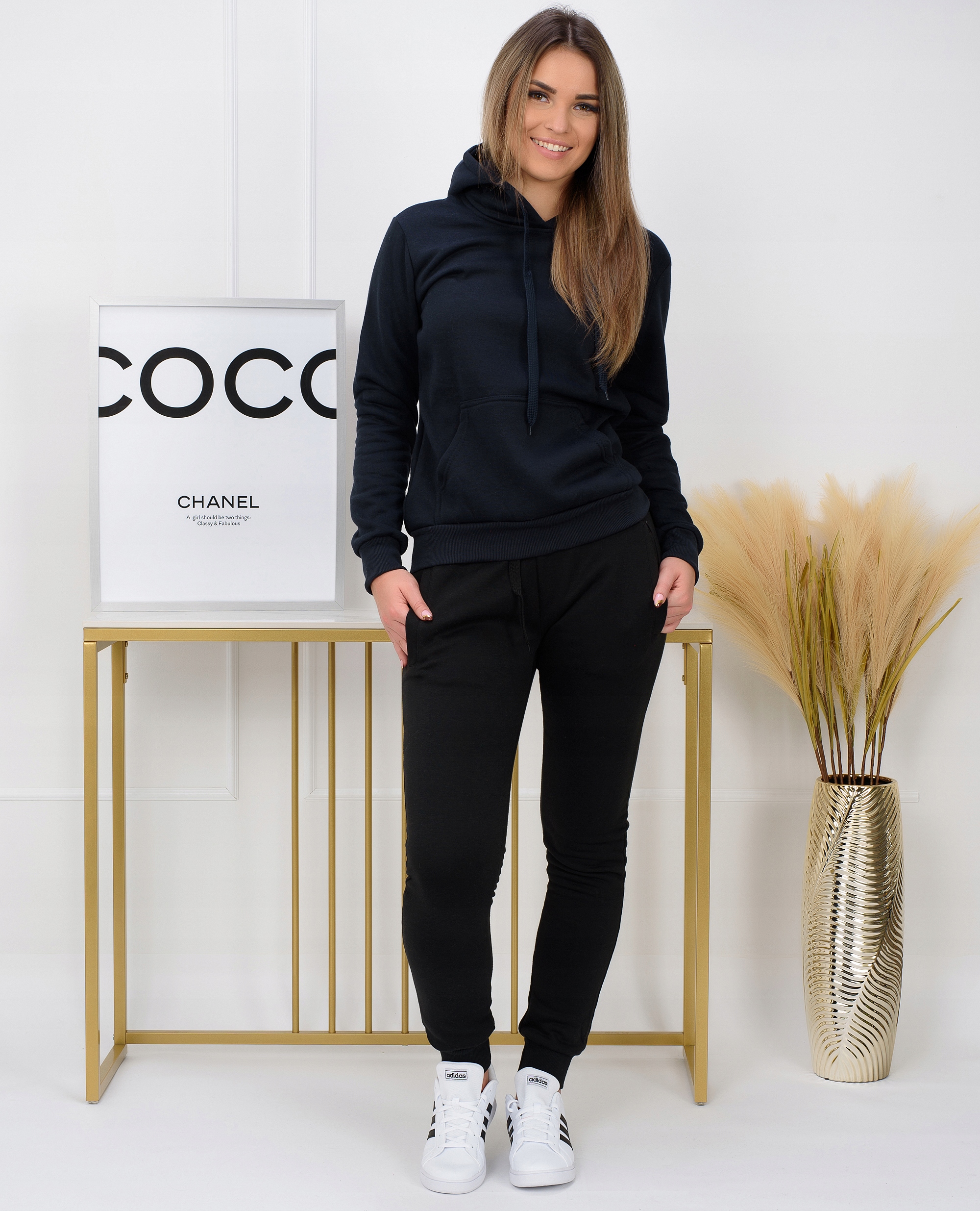 CK01 + D02 r. XL DAMSKI KOMPLET DRESOWY Rękaw długi rękaw