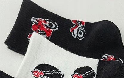 SKARPETKI TKANE MOTOCYKLOWE ŚCIGACZ DAMSKIE 35-39 Producent DKM