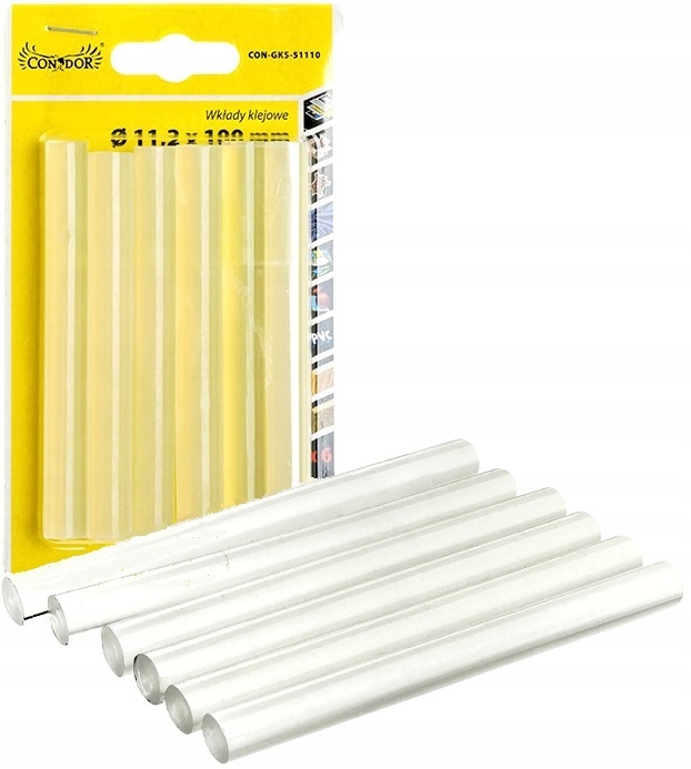 

Klej Do Pistoletu Na Gorąco Wkłady 11.2MM 6 Sztuk