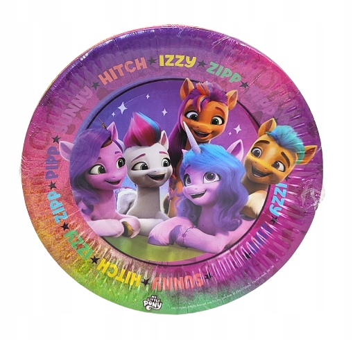 Talerzyki papierowe My Little Pony Party 10 sztuk