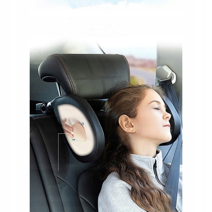 ZAGŁÓWEK OPARCIE NA GŁOWĘ DO SAMOCHODU SKÓRA AMiO Producent części Inny