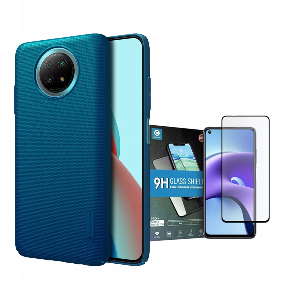 

Nillkin Etui Do Redmi Note 9T 5G + Szkło Mocolo