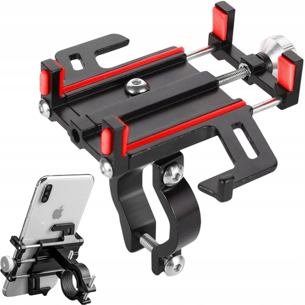 ALUMINIOWY UCHWYT S SHAPE ROWEROWY NA KIEROWNICĘ TELEFON MOTOCYKL ROWER Marka Inna marka