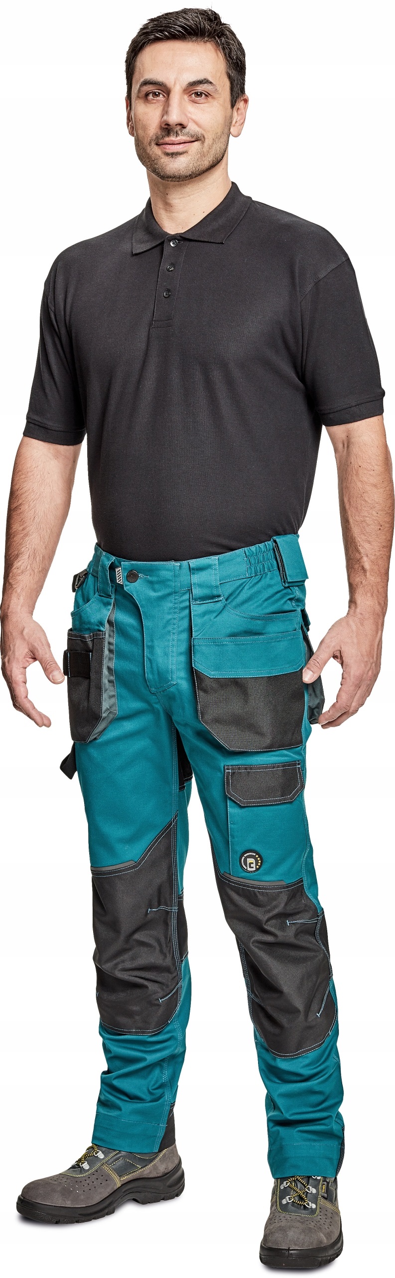 DAYBORO SPODNIE ROBOCZE OCHRONNE DO PASA roz. 54 Długość spodni długie