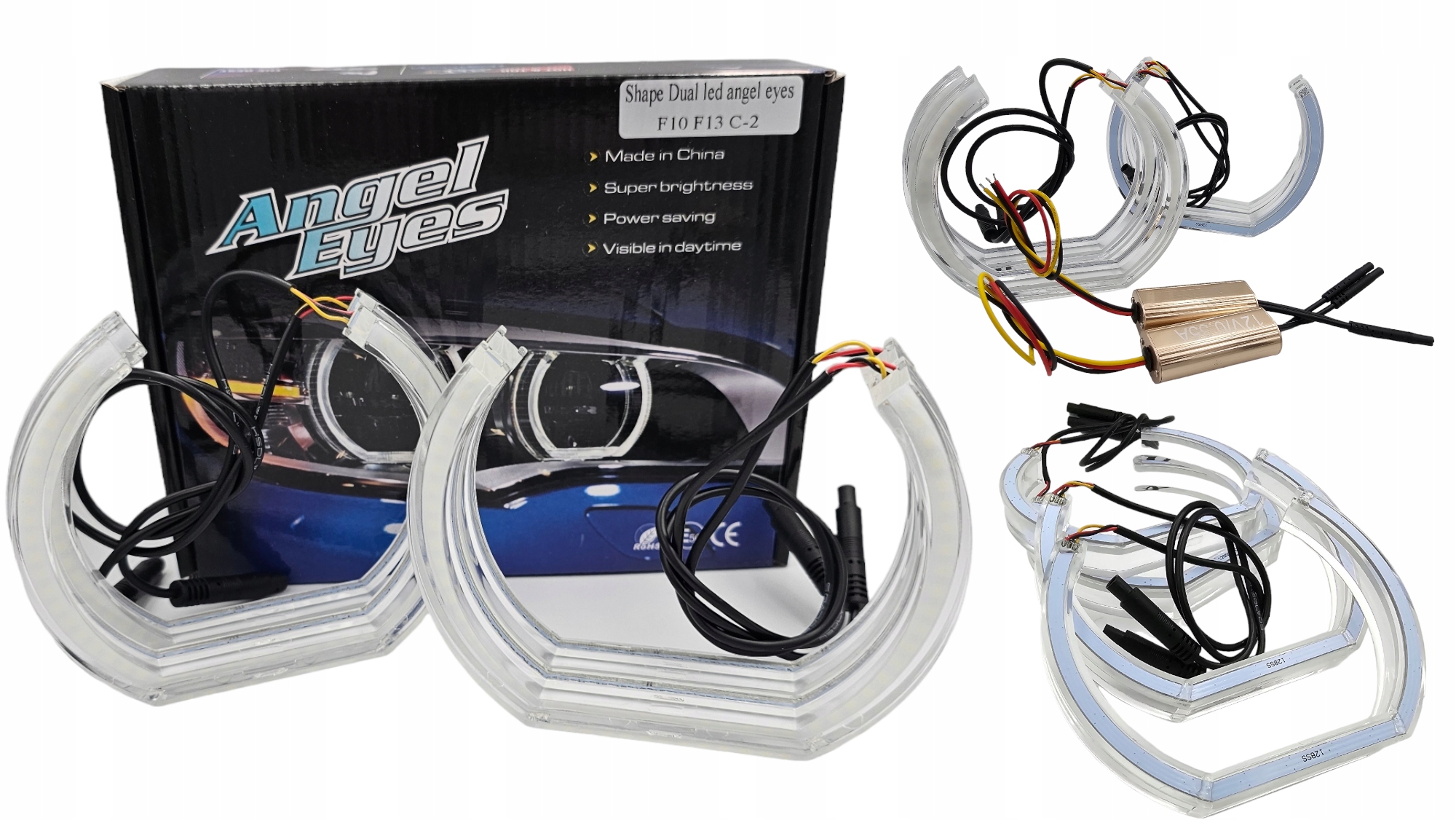 Crystal Dual Led Kroužky Bmw F30 F31 2013 -2016 Ultra Silné Topy