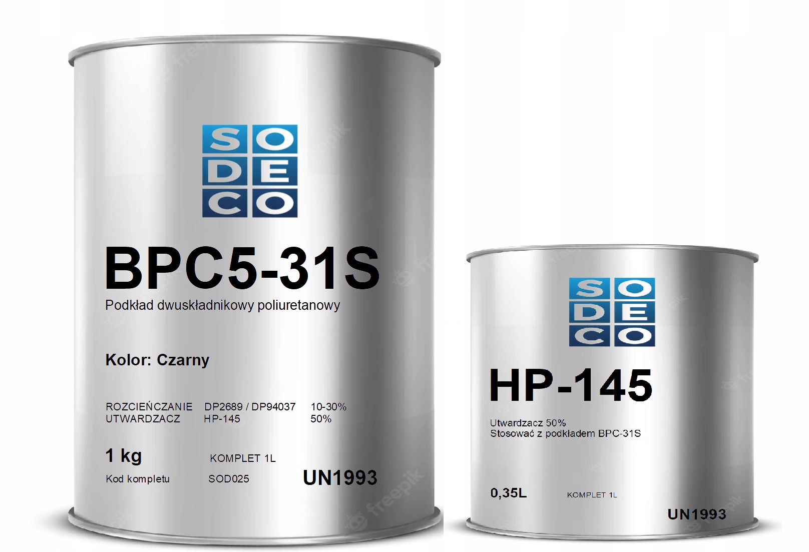 

Sodeco Podkład 2K Poliuretanowy Czarny 1L