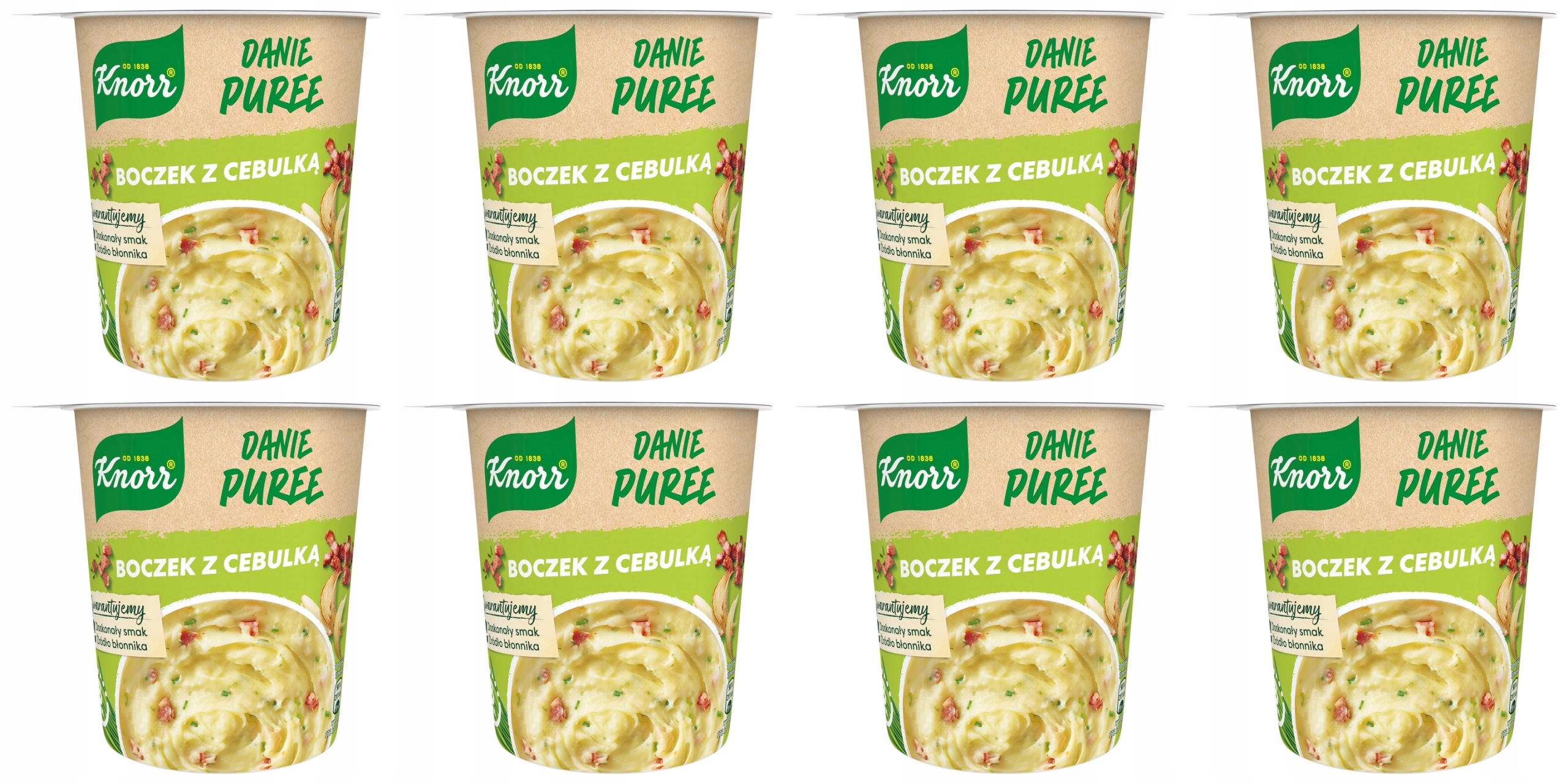 Levně 8 x 51 g Knorr Pyré Slanina s cibulkou Kartonová