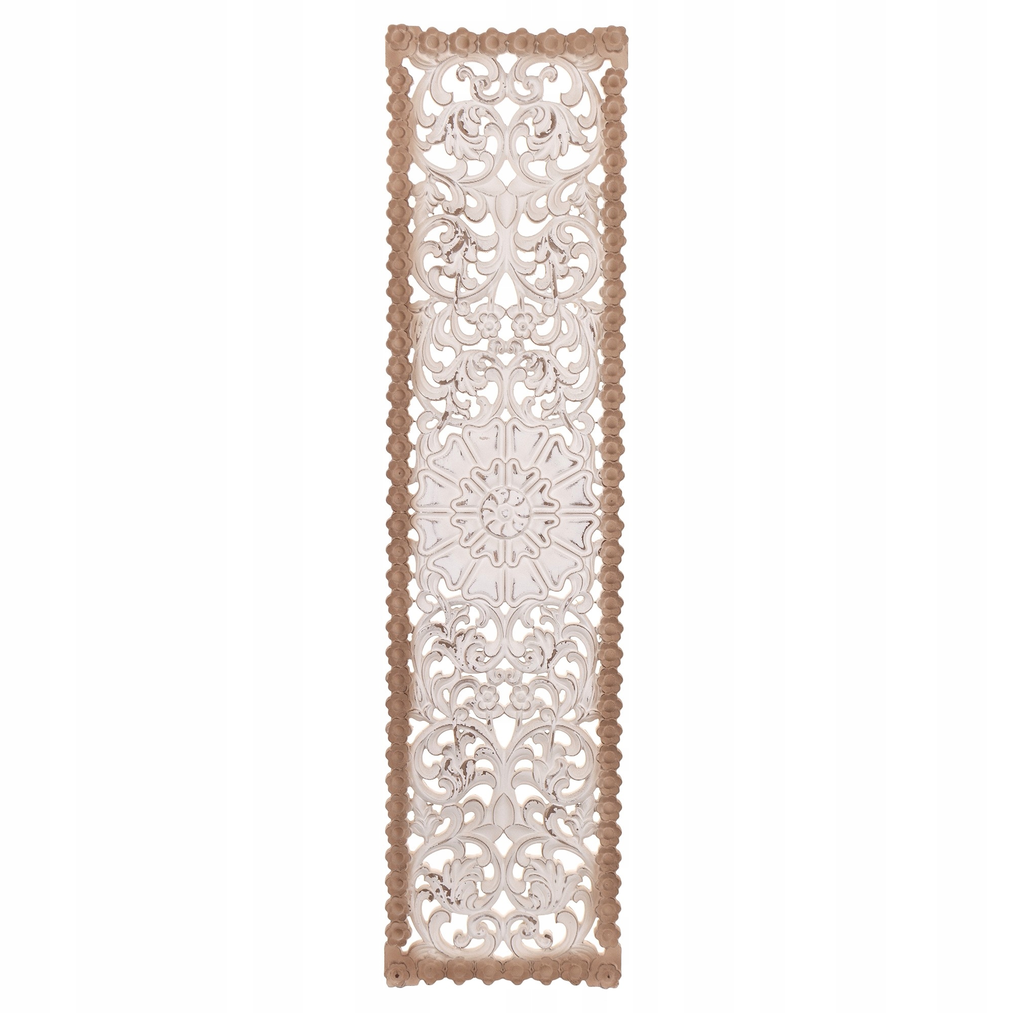 Dekoratívny prelamovaný panel z dreva – štýl Boho a Vintage nástenná dekorácia