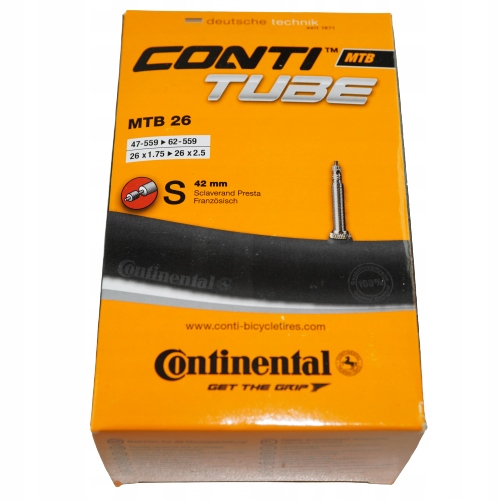 Dętka Continental Mtb 26 x1,75-2,50 (presta 42mm)