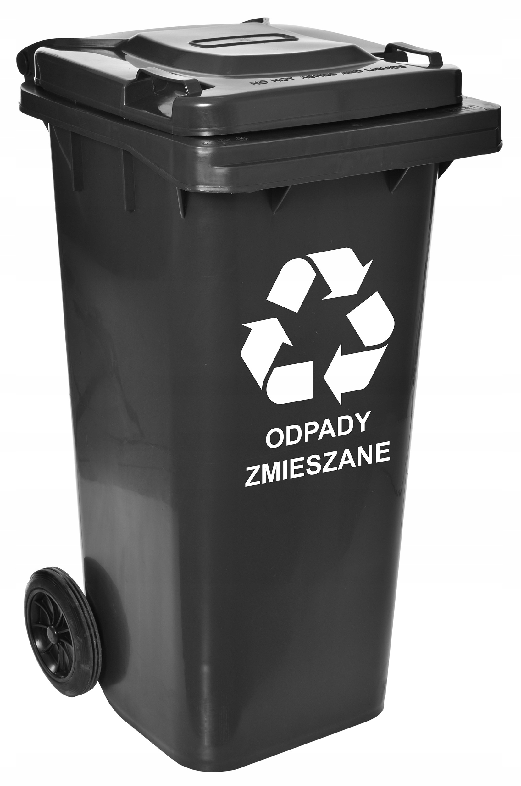

Kosz Śmietnik Pojemnik Na Śmieci 120L Odpady Kosze