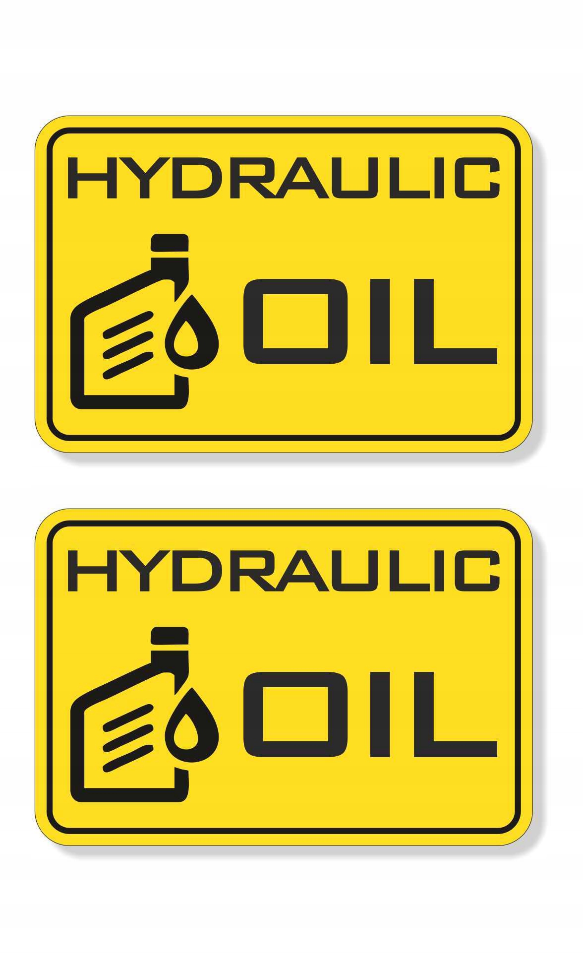 

Płyn Hydrauliczny oznaczenie Hydraulic Oil nakepka