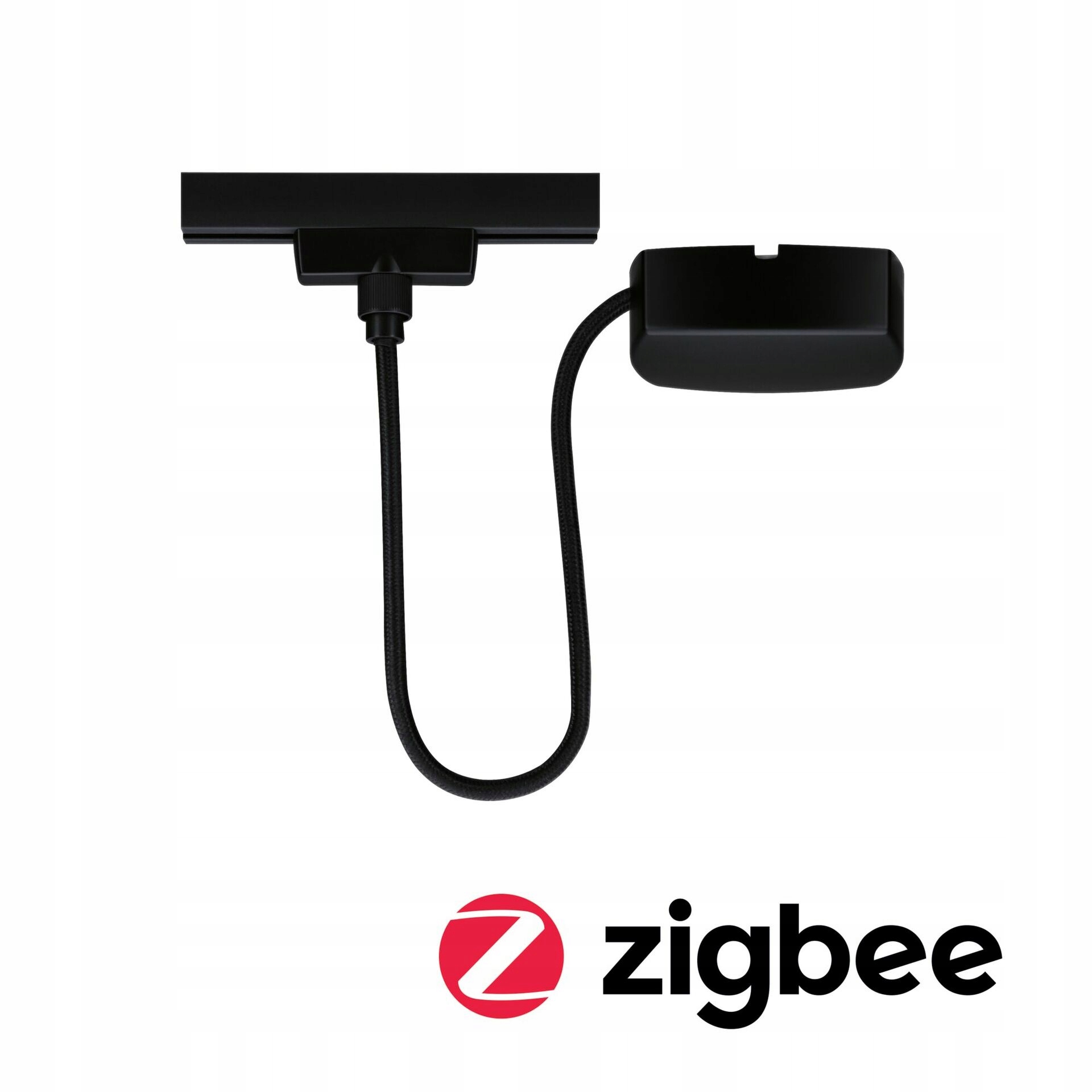 Paulmann URail napájací kábel 1m, Zigbee, max. 100W, čierna matná