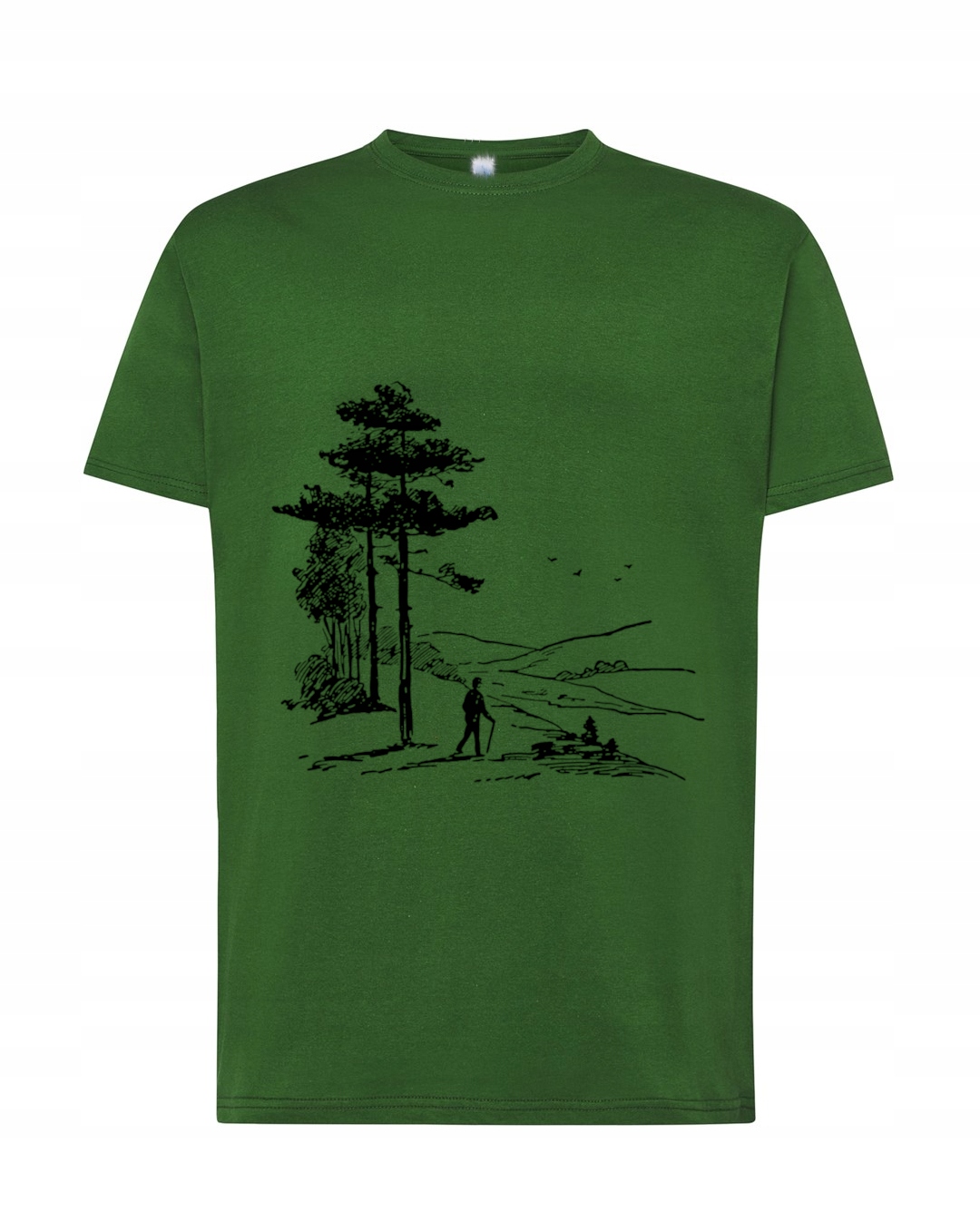

T-shirt Męski Wędrówki Górskie Logo Turysta r. XL