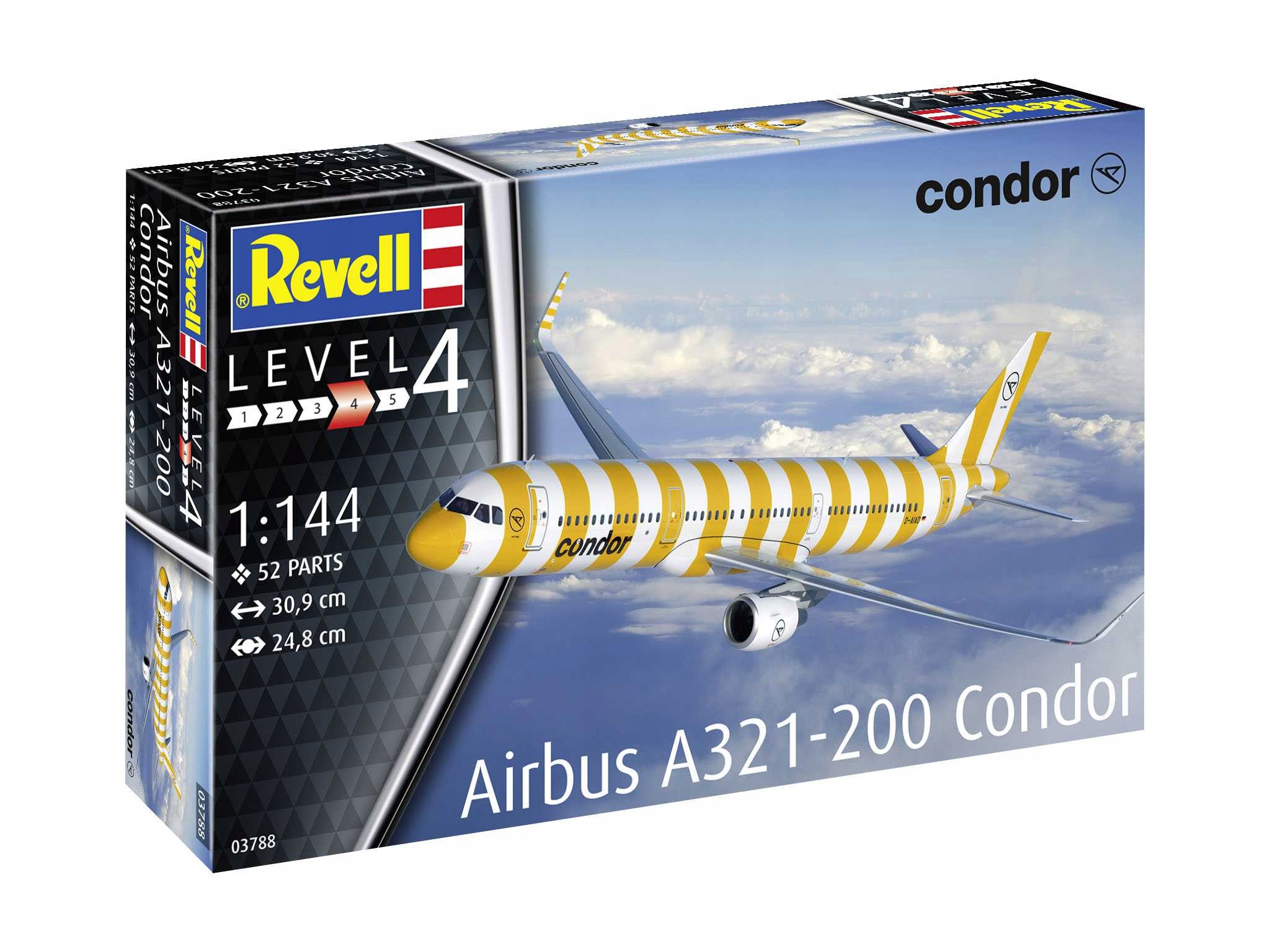 Airbus A321-200 Condor Revell Plastic ModelKit 03788 1:144
