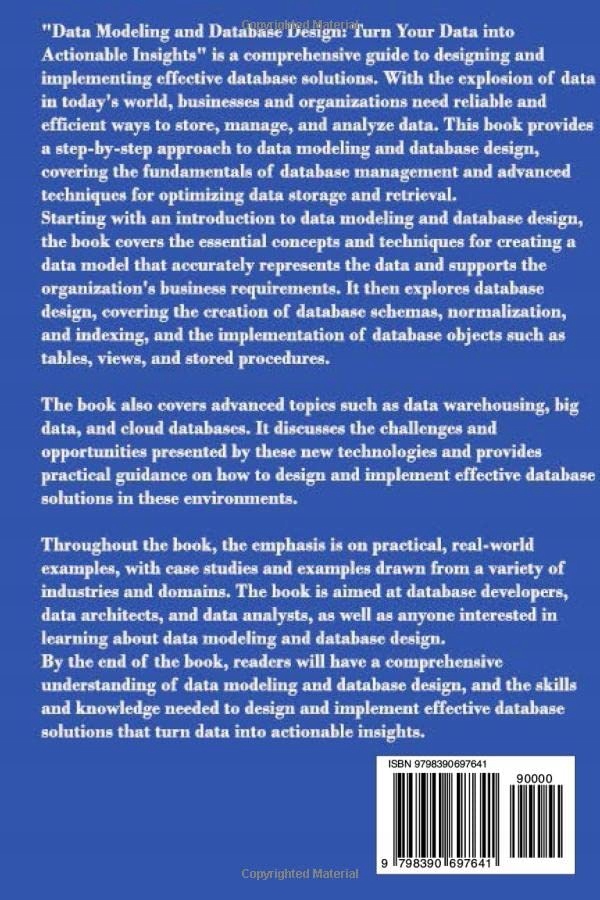 Murray, Brian Data Modeling and Database Design: Turn Your Data into Action Język publikacji angielski