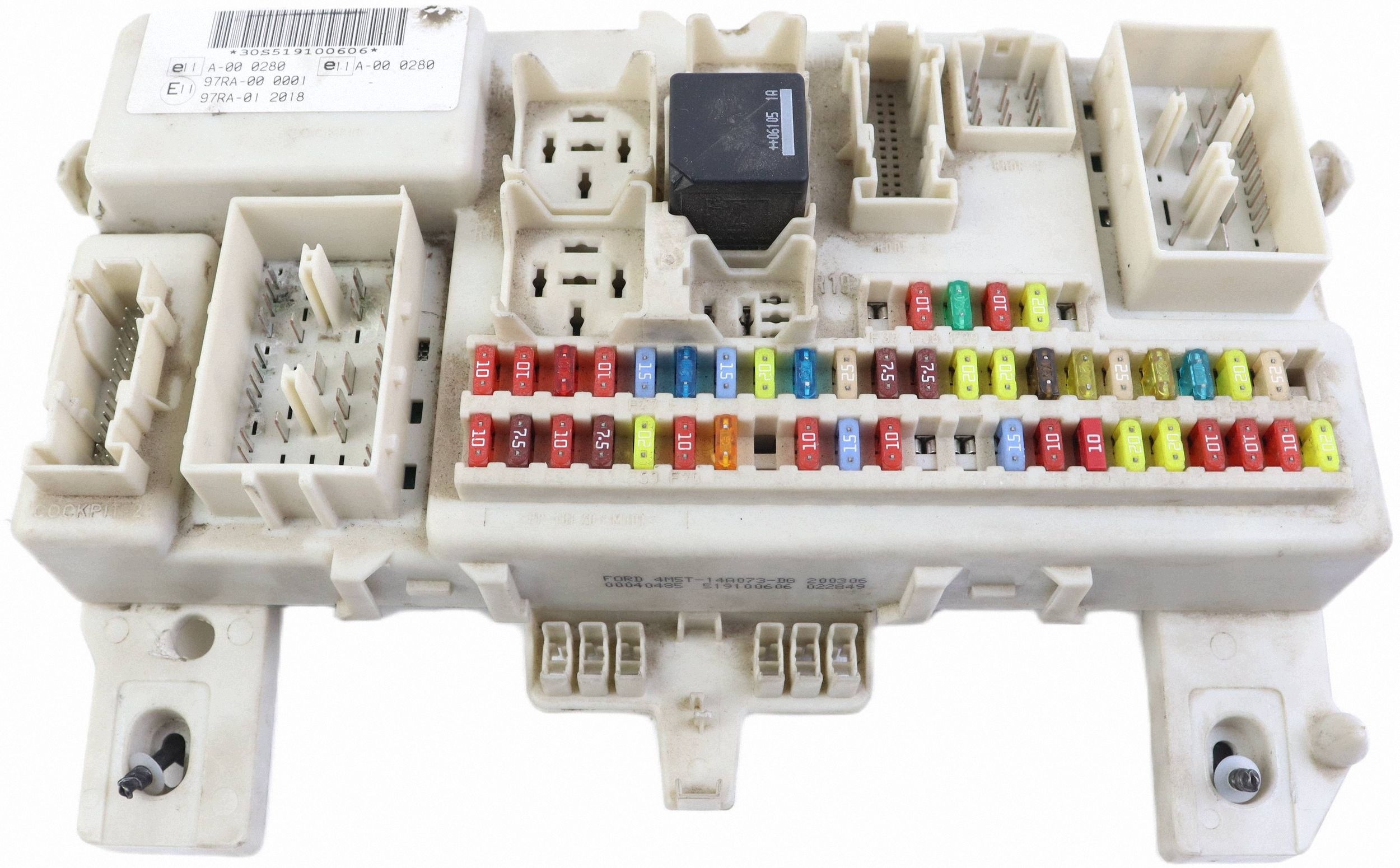 FORD FOCUS MK2 module fuse box 6M5T-14014-EPB 4M5T-14A073-DG