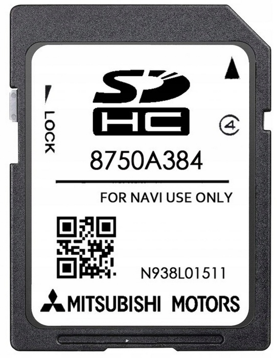 Mapa Karta Mitsubishi 8750A384 Mmcs W11 W12 Outlander Pajero Asx Lancer