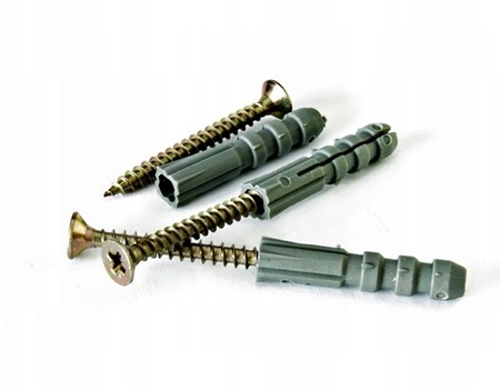 

Kołki 6,0x50 i wkręty 4,5x50 montażowe 4 komplety