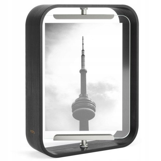 Rámeček na fotografie otočný, černý, stojící do obývacího pokoje, moderní, Bellwood