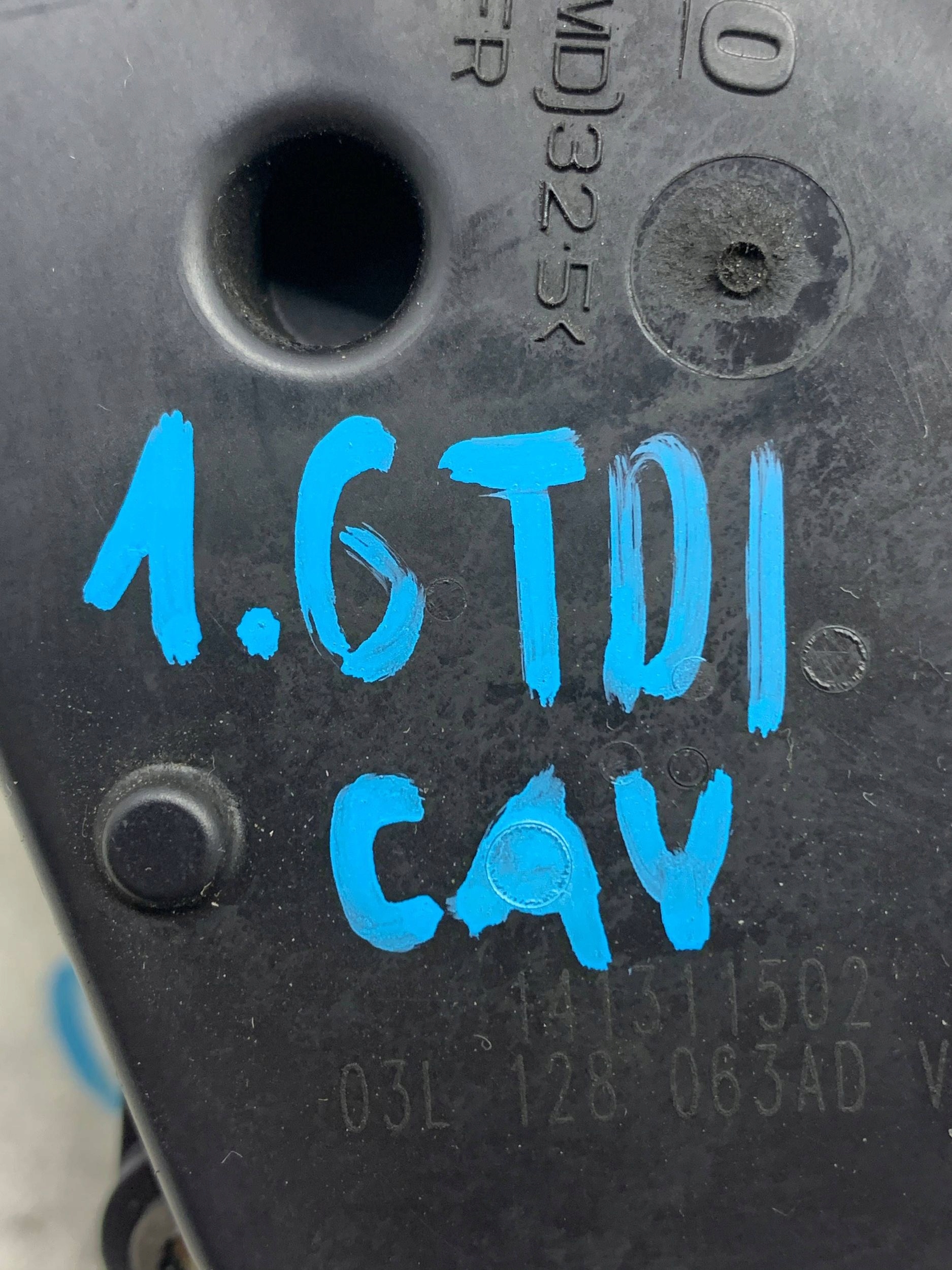 Valvola a farfalla 03L128063AD VW GOLF VI 1.6 TDI CAY (2008-2013)