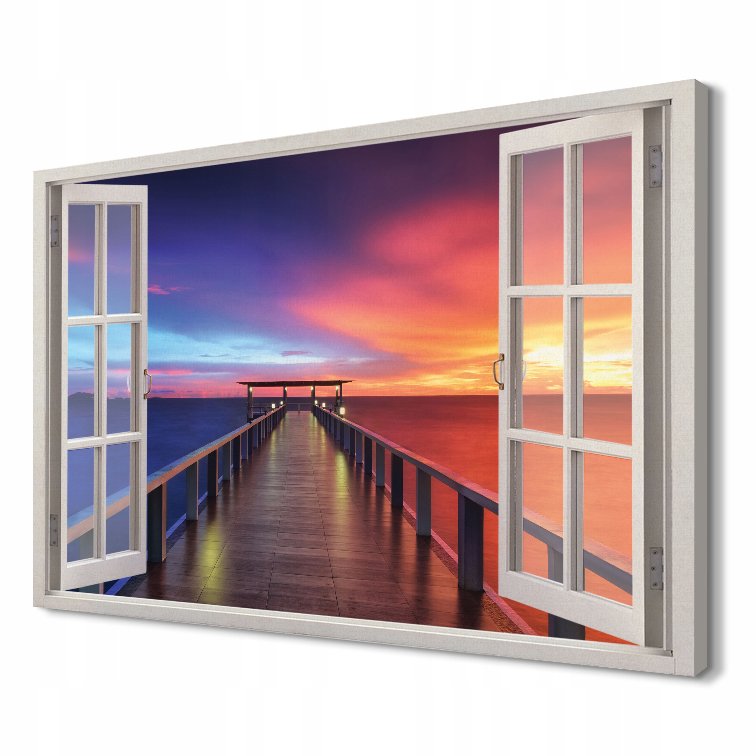 

Wschód słońca Most Fotoobraz na płótnie 3d 120x80