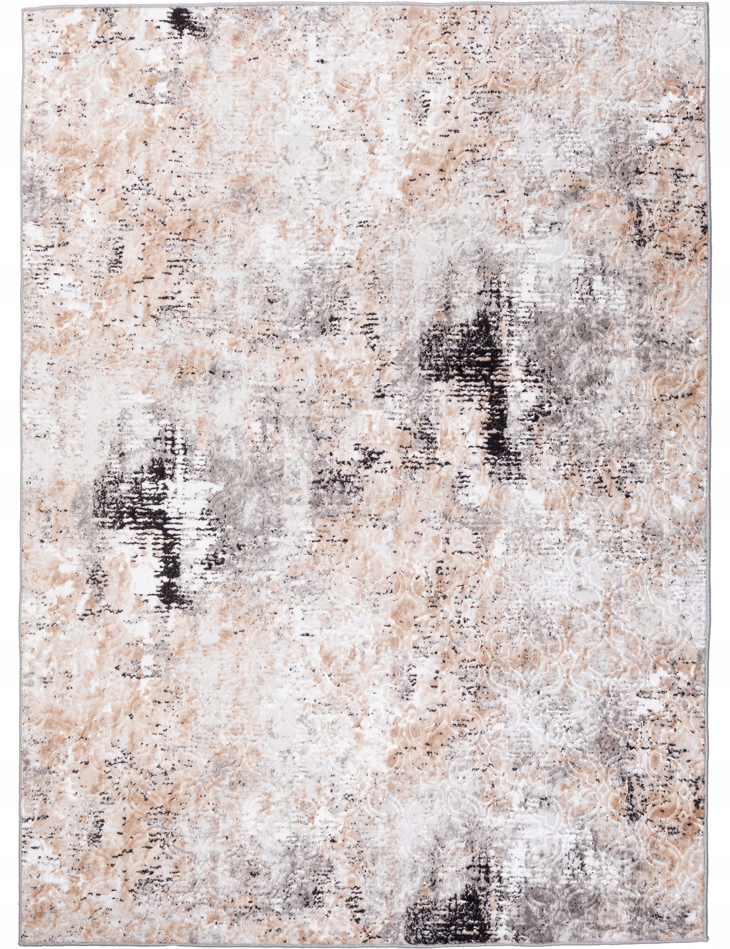 Koberec Béžový Do Ložnice Obývacího Pokoje Protiskluzový Moderní Na Praní 120x160