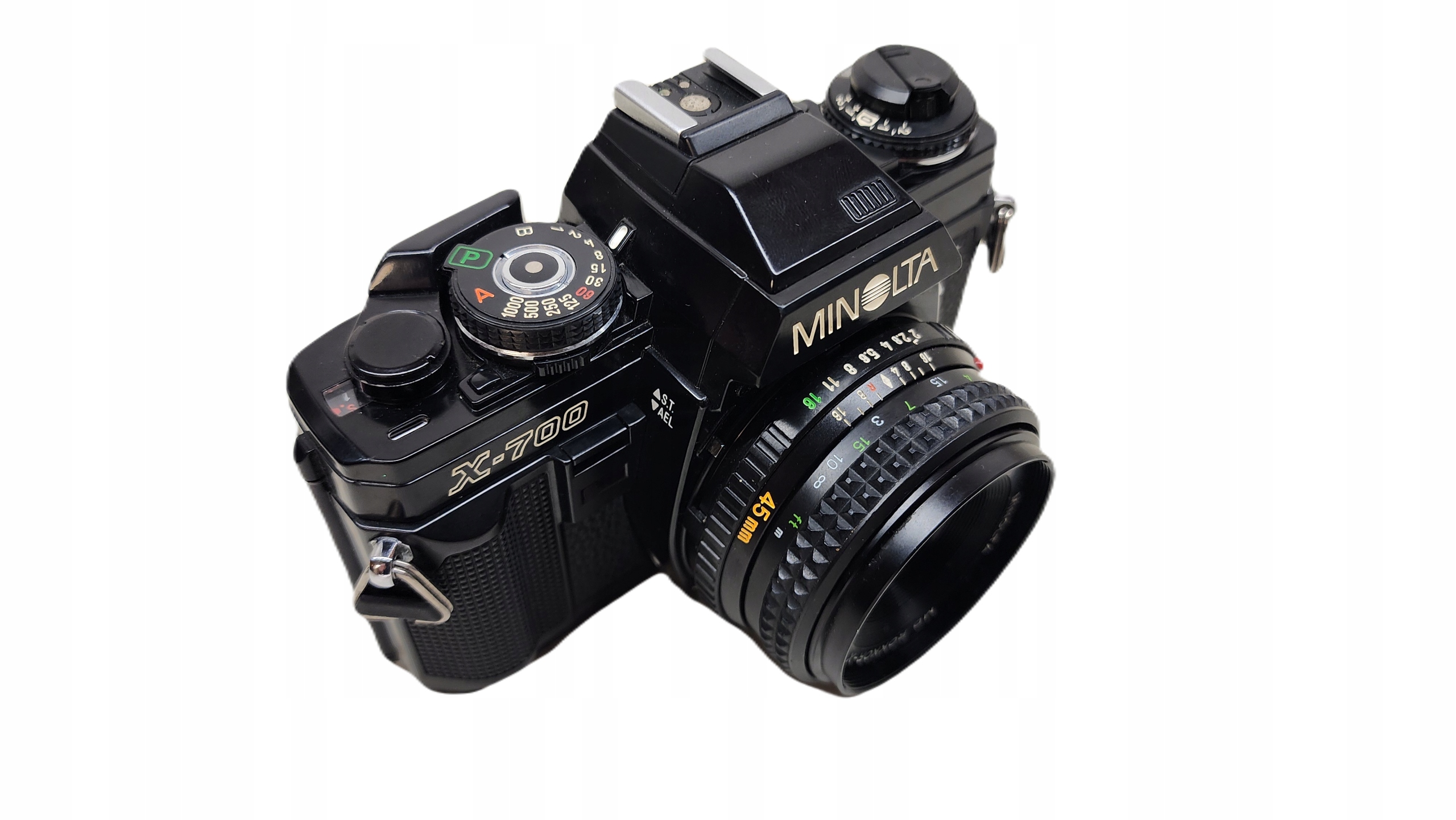 MINOLTA X-700 MPS + MINOLTA MD 50mm 1:1.7 wer. 2 B.ŁADNY