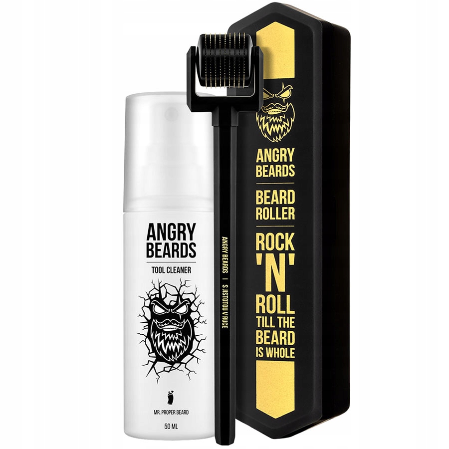 

Angry Beards Derma Roller na Porost Brody