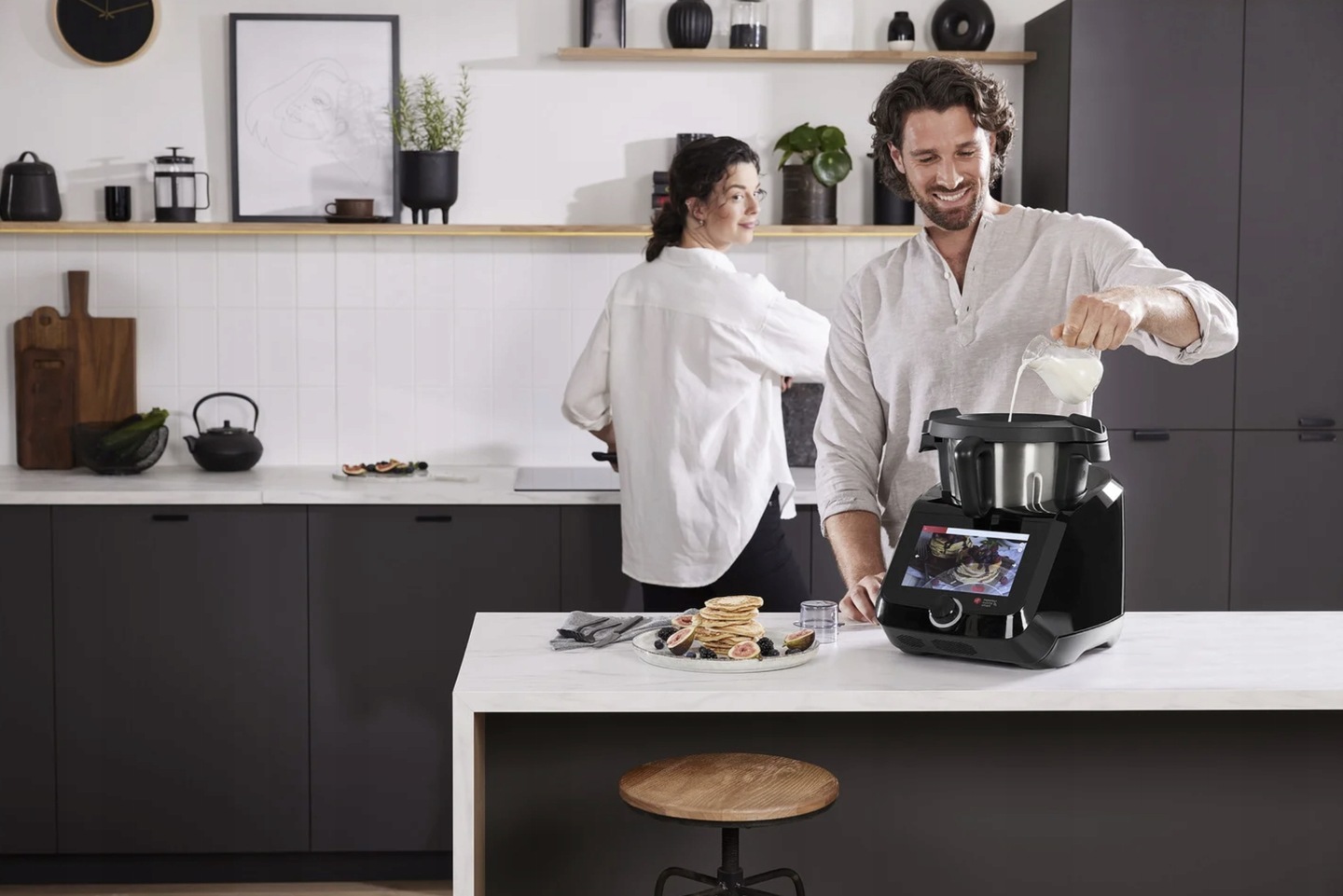 MONSIEUR CUISINE ROBOT KUCHENNY LIDLOMIX CZARNY SMART Wi-Fi 2025 ZESTAW + Rodzaj regulacji obrotów brak