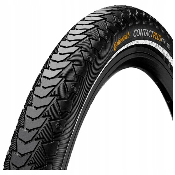 Pneumatika Continental Contact Plus 28x1.75 Černý reflexní pásek Reflex