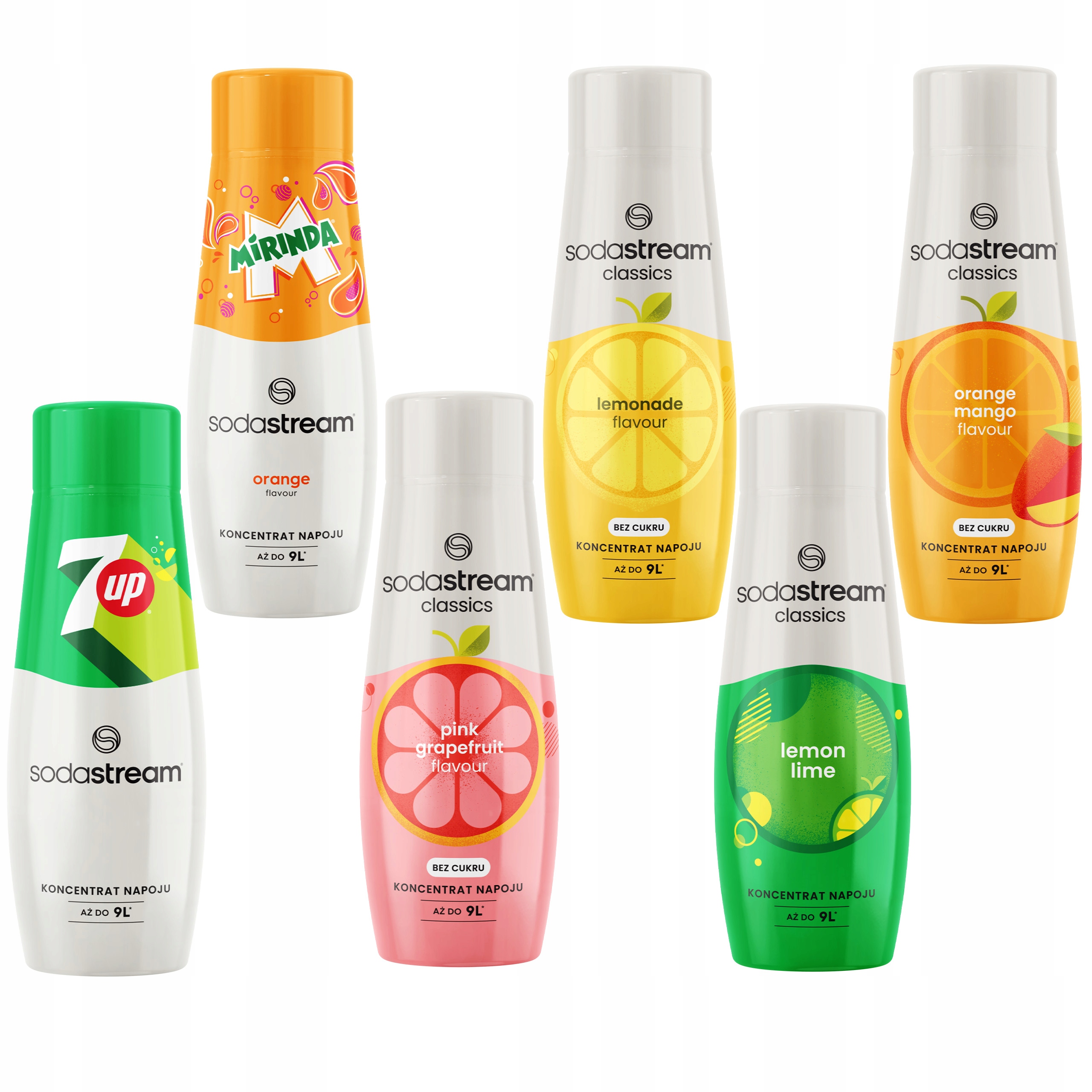 Levně Sodastream Sada koncentrátů sirupů 6 příchutí