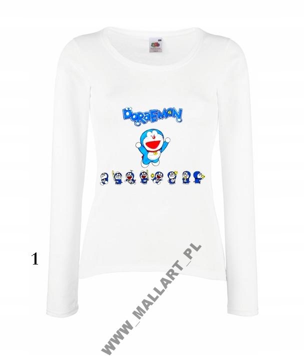 

Bluzka Damska Doraemon Anime Manga Wzory