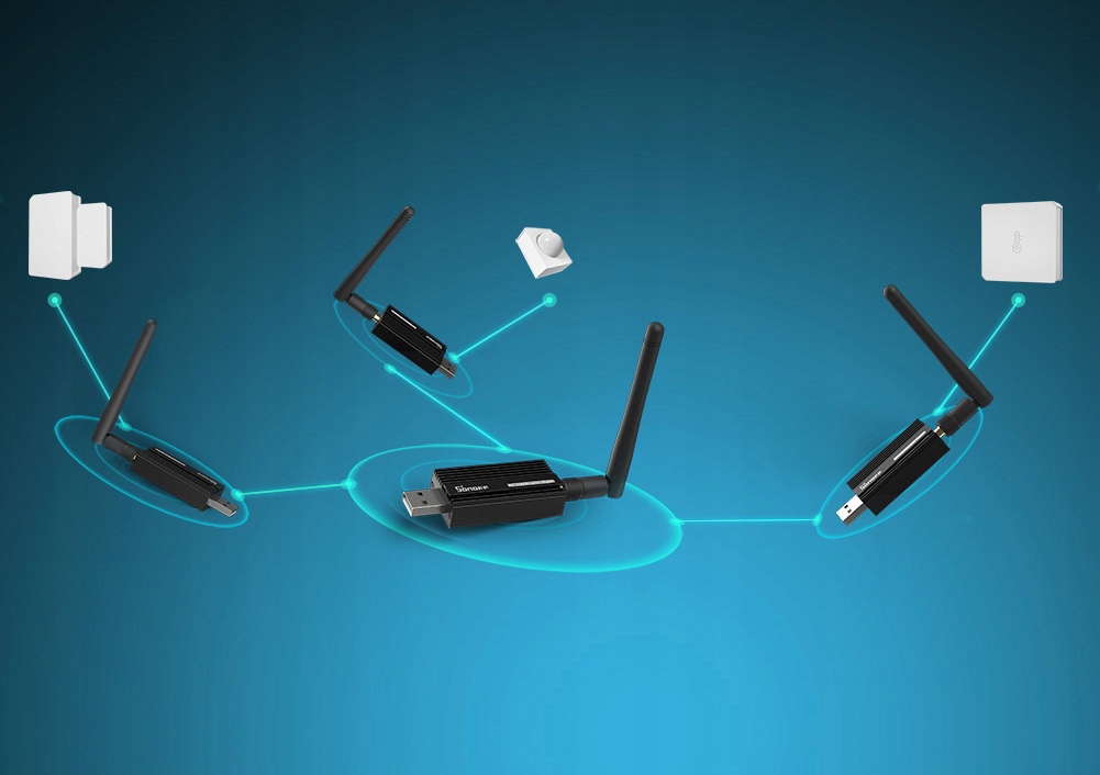 Sonoff ZBDongle-E Bramka ZigBee USB do Raspberry Home Assistant ZigBee2MQTT Seria ZBDongle Plus-E