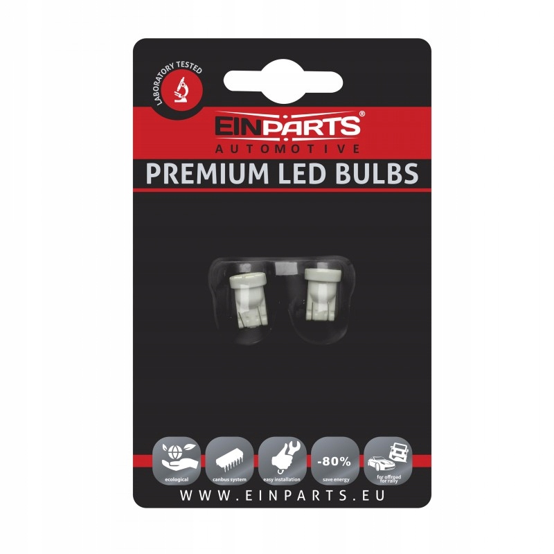 

Einparts Żarówki EPL200 W5W T10 5SMD 2835 6000K 2s