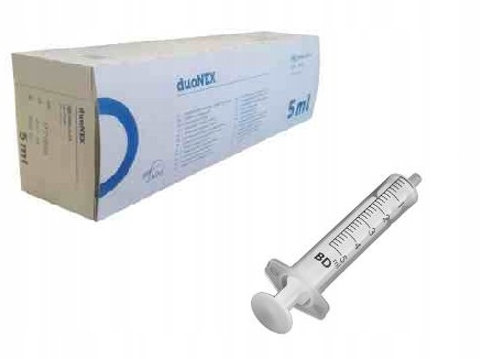 

Strzykawki 5 ml 100 sztuk duoNEX Zarys