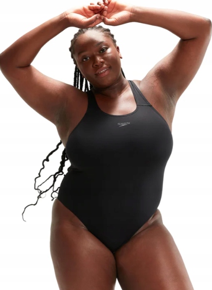 Speedo Plavky Plus Size Černé Jednodílné 48 Jha