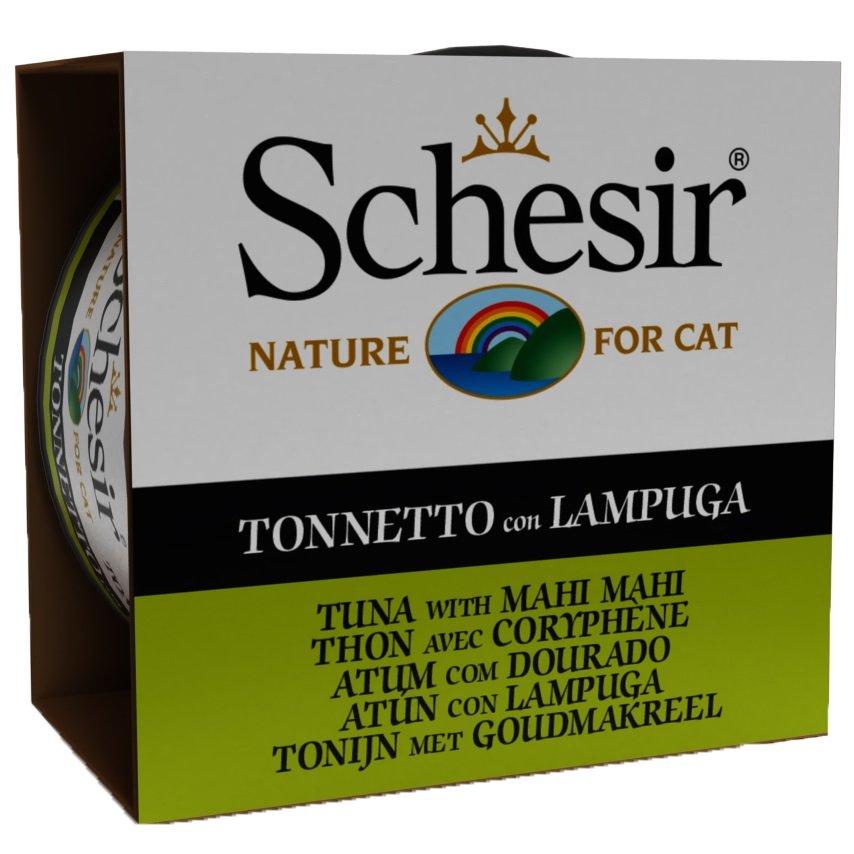 Schesir Oceanic Adult Tuna s Mahimahi mokré krmivo pro kočky 24x85g