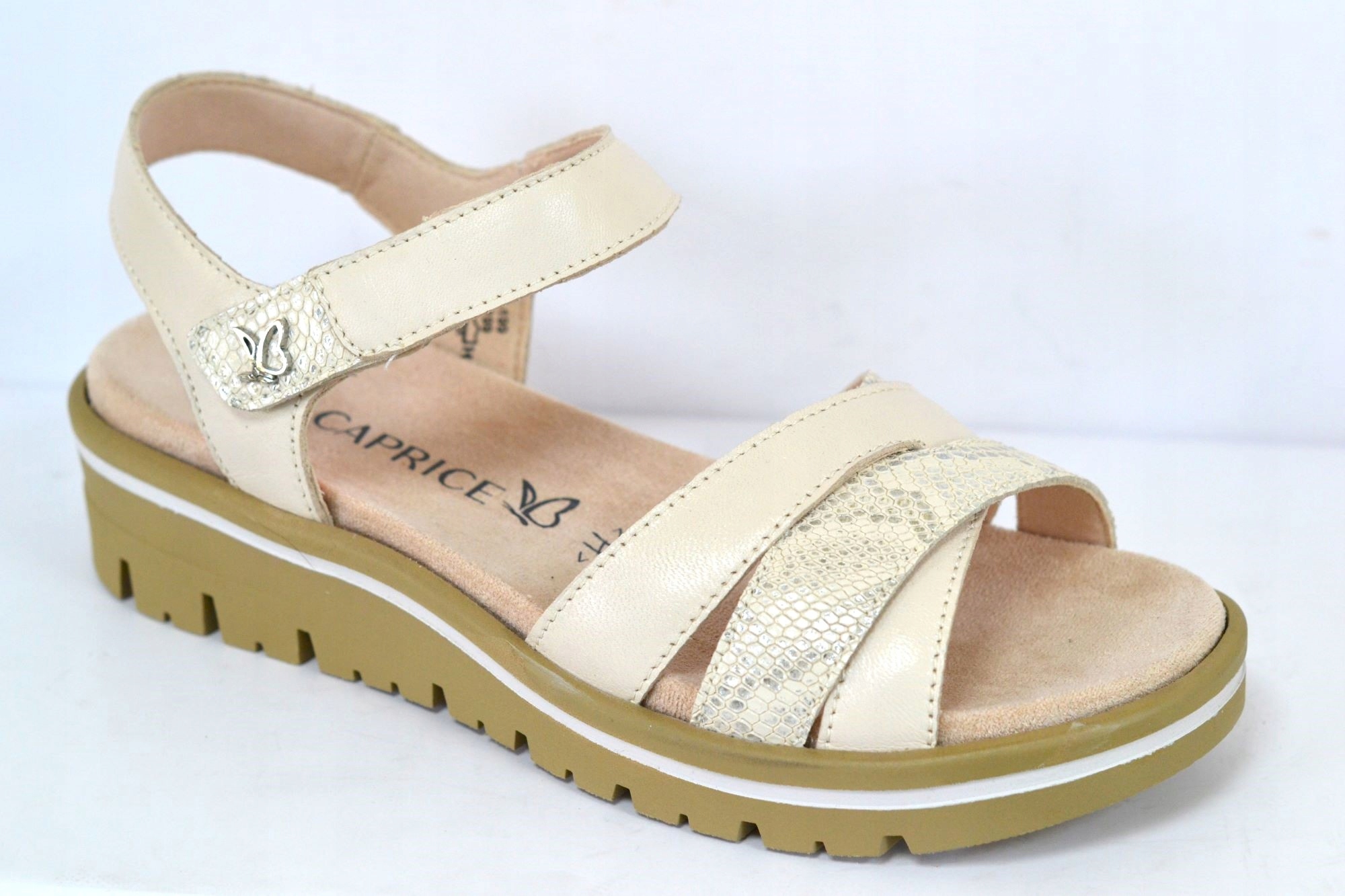 Caprice 28713-44 Sandály Ecru Tuhost H VEL.41