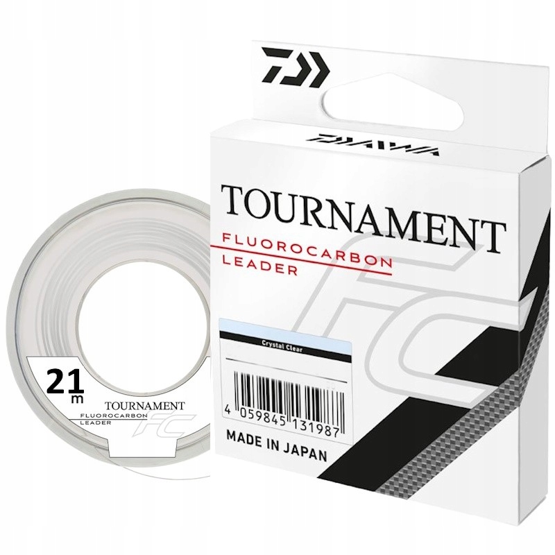 Fluorocarbon Daiwa Tournament 0.50mm 14.40kg 30lb 21m Na Spinning Zestaw