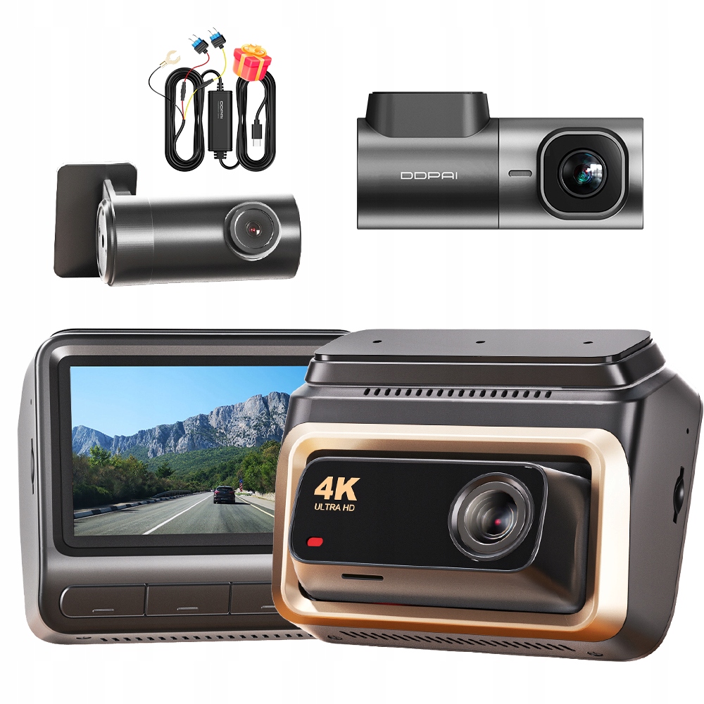 Kamera Ddpai Videorekordér Z60 Pro 4K Hdr MINI2X Zadní Hardwire Kit