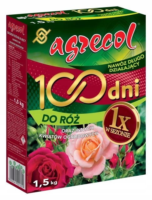 

Nawóz 100 dni do róż 1,5 kg Agrecol
