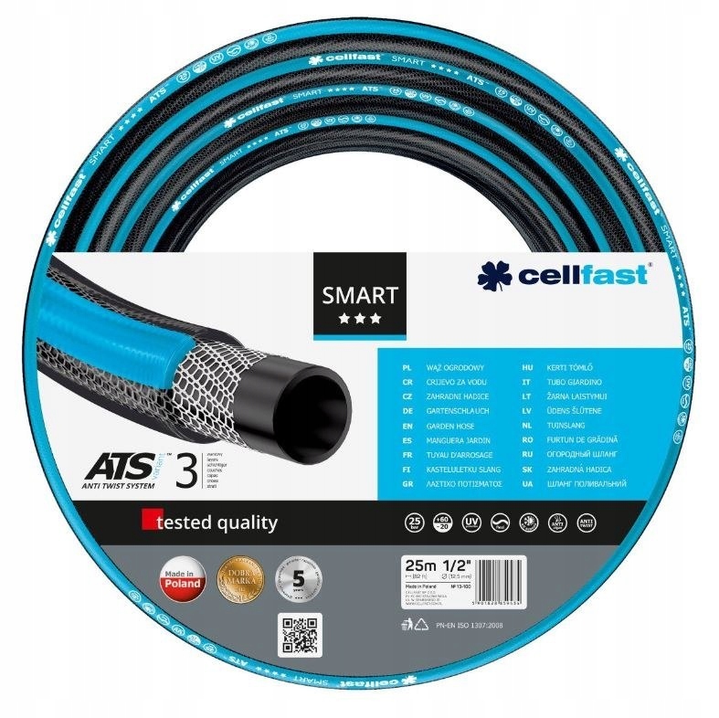Hadice Smart 3 Atsv 3/4" 25 m Uv Cellfast Cellfast